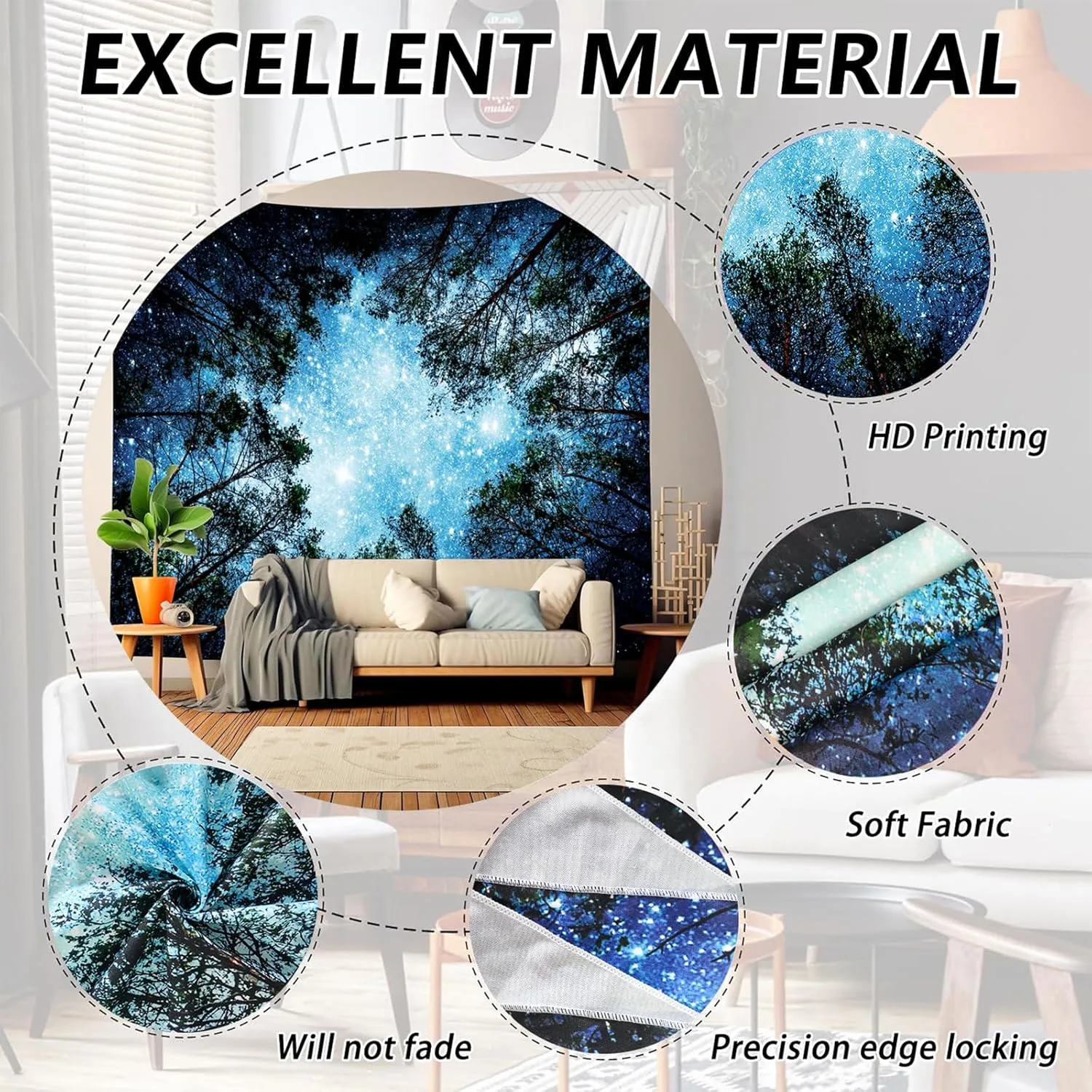 starry sky tapestry 2