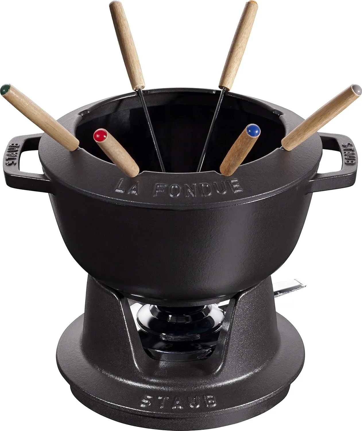 staub fondue set forks 1