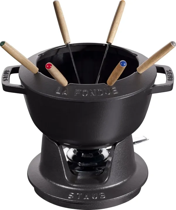 staub fondue set forks 3