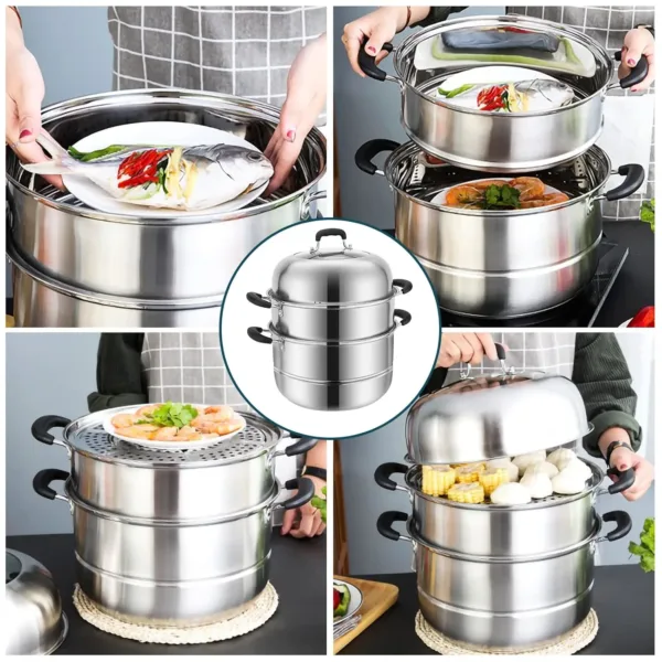 steamer pot set 5