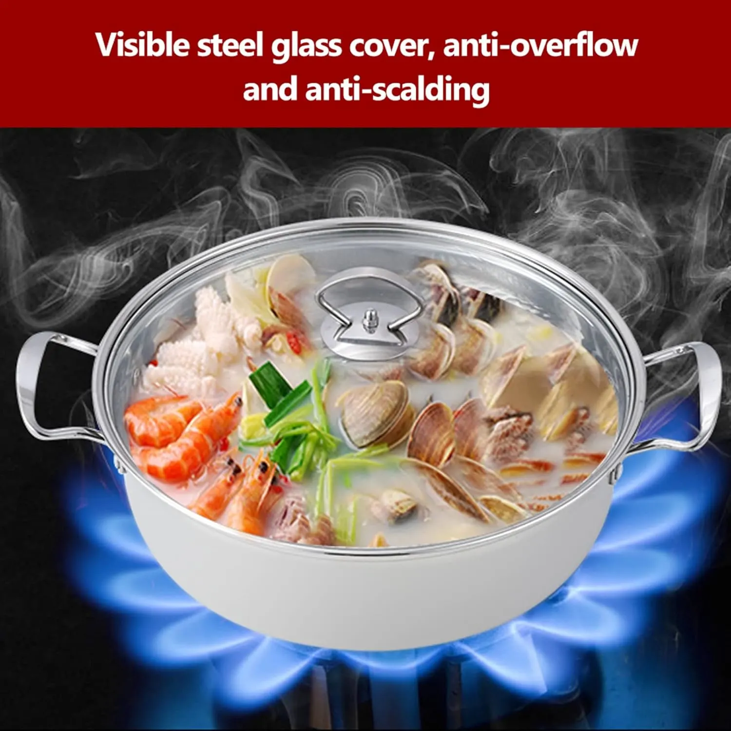 steamer pot stainless steel 6