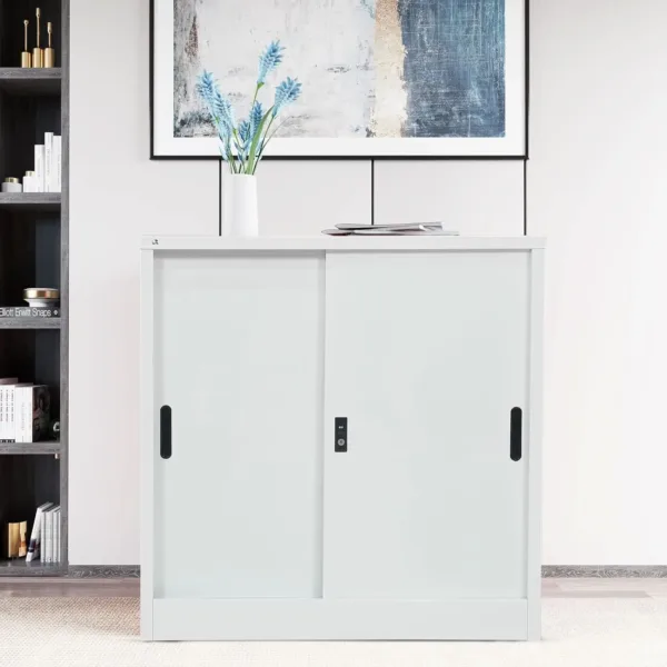 steel sliding door cupboard 1