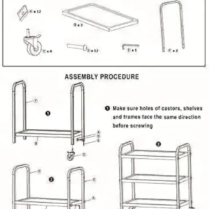 steel utility cart 7