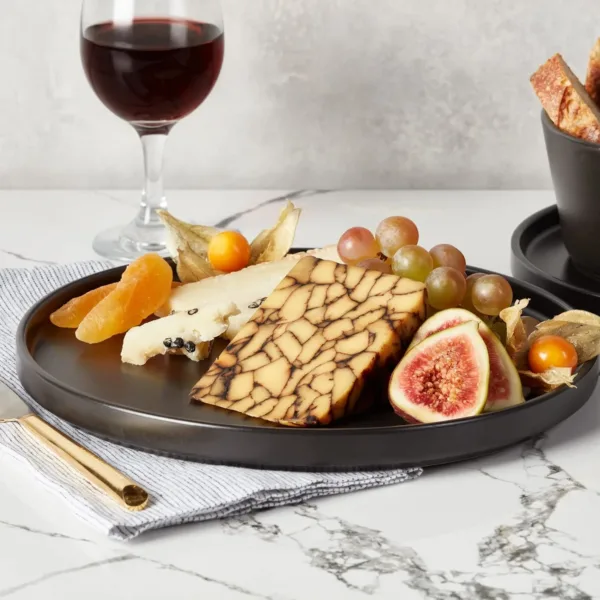 stone lain dinnerware black 6