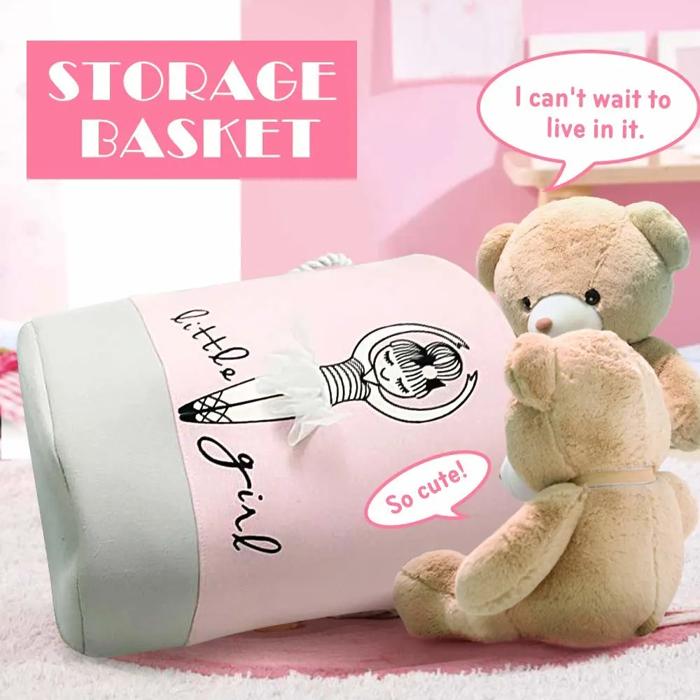 storage bin pink basket 2
