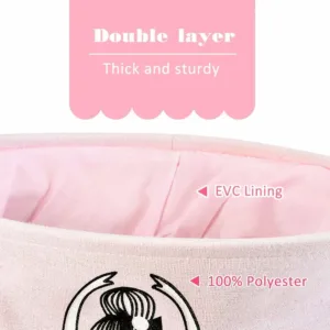 storage bin pink basket 3