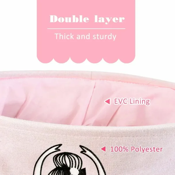 storage bin pink basket 3