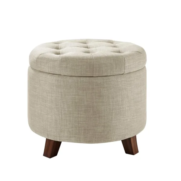 storage ottoman burlap 1