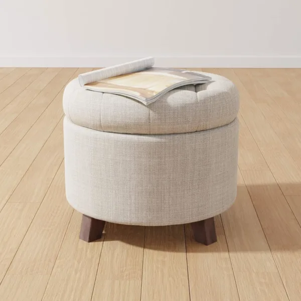 storage ottoman burlap 2