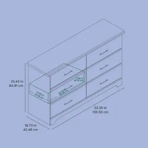 storkcraft brookside dresser 3