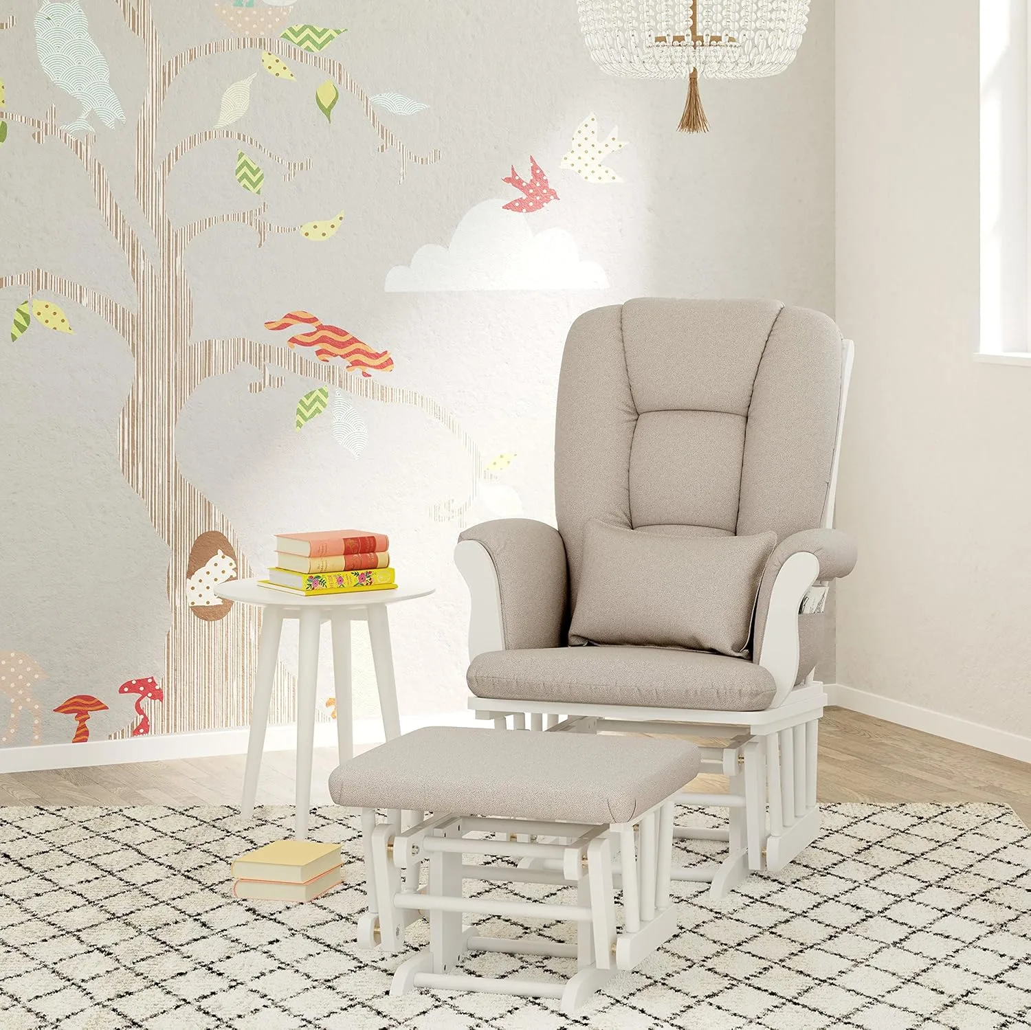 storkcraft glider ottoman 2