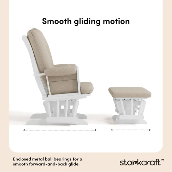 storkcraft glider ottoman 4