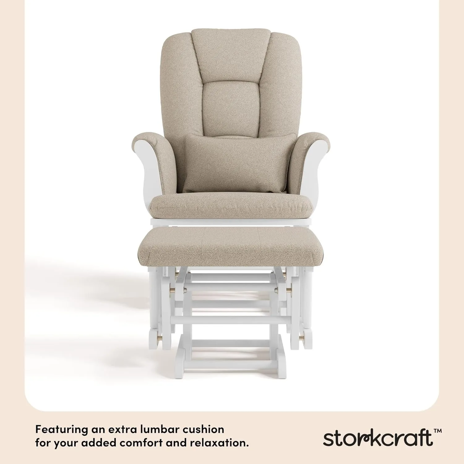 storkcraft glider ottoman 5