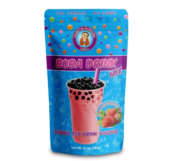 strawberry boba tea kit 3
