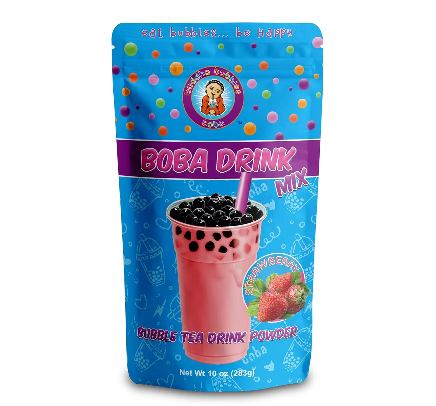 strawberry boba tea kit 3