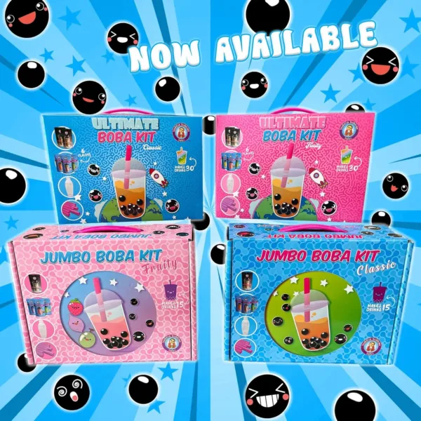strawberry boba tea kit 7