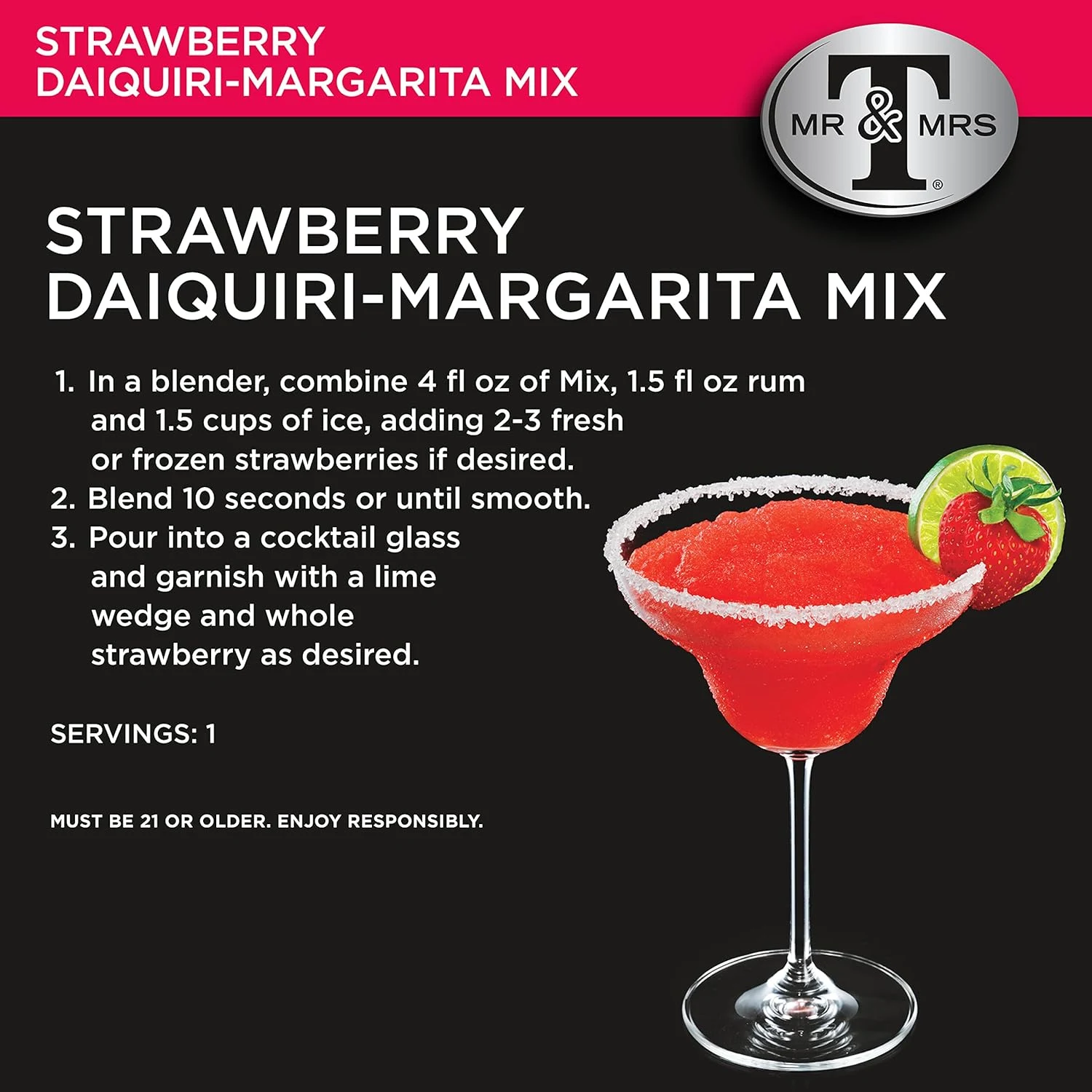 strawberry daiquiri margarita mix 4