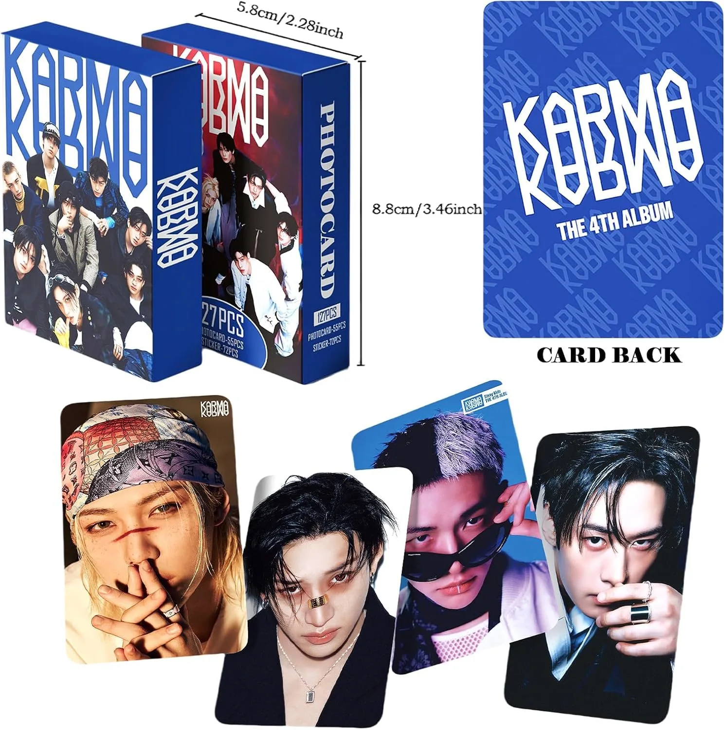 stray kids photocards stickers 3