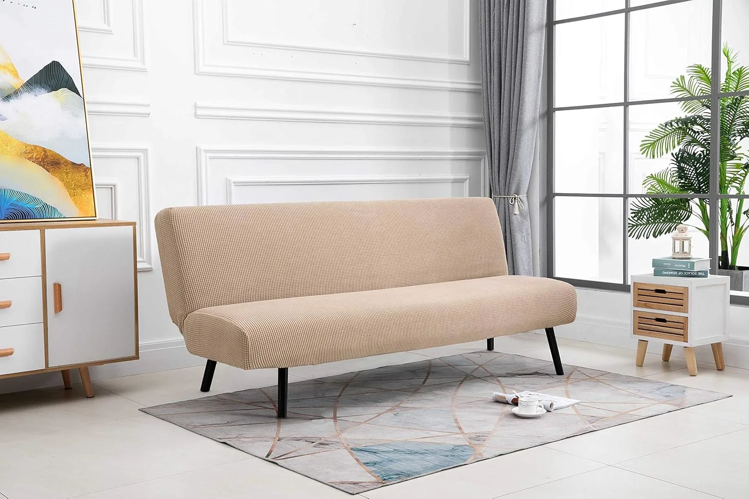 stretch futon slipcover 2