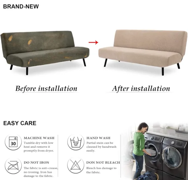 stretch futon slipcover 4