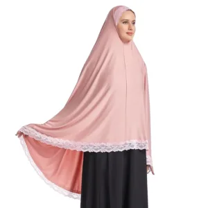 stretch lace hijab 2