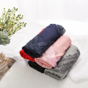 stretch lace hijab 6