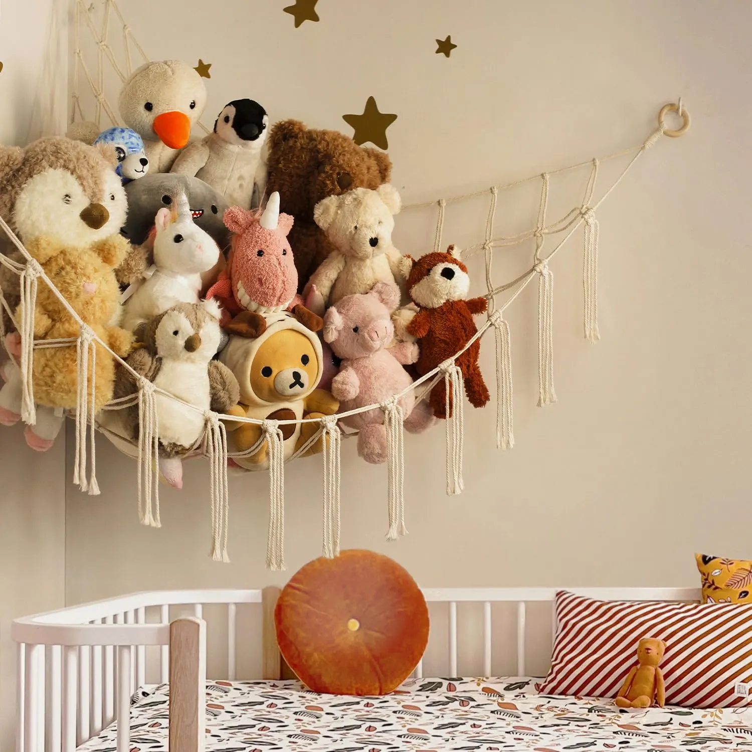 stuffed animal hammock storage 3