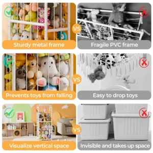 stuffed animal storage tube 4