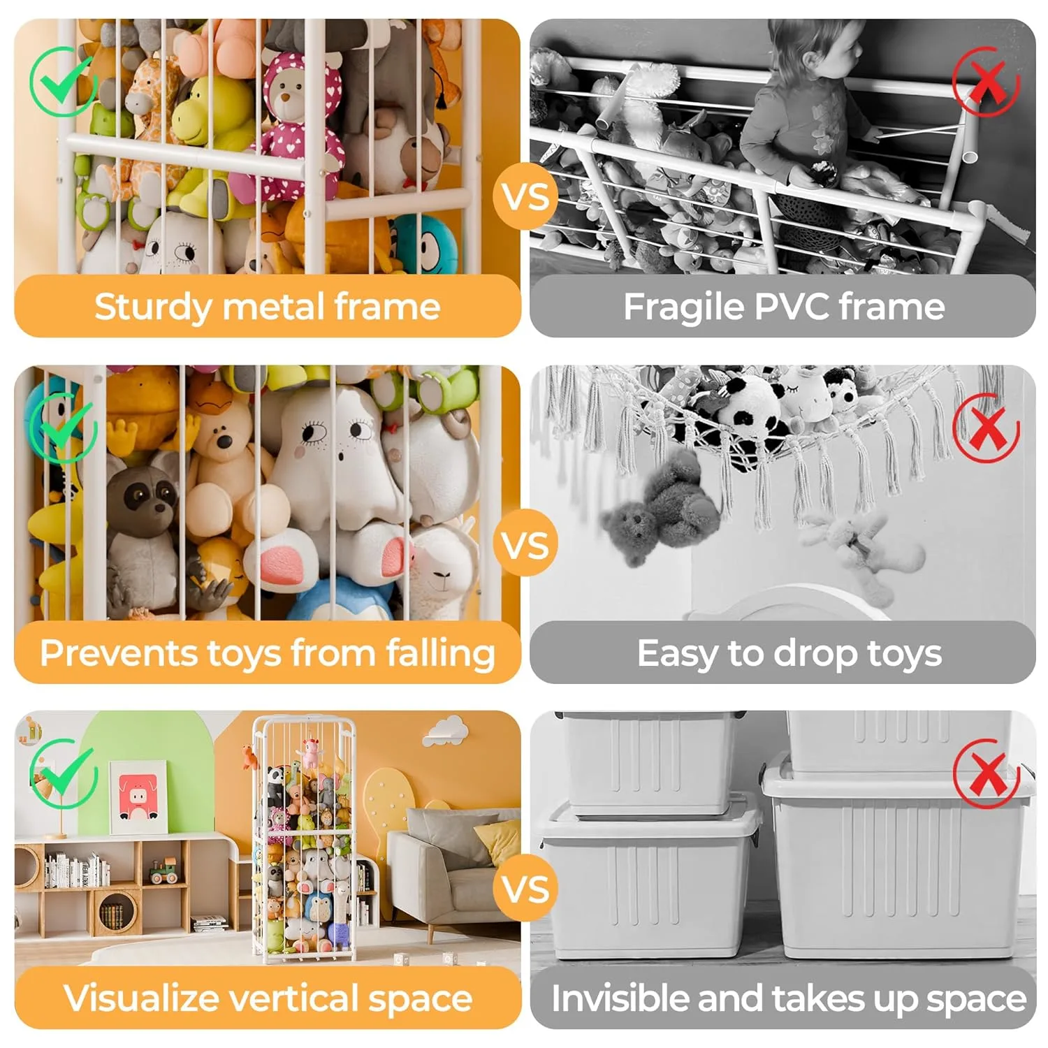 stuffed animal storage tube 4