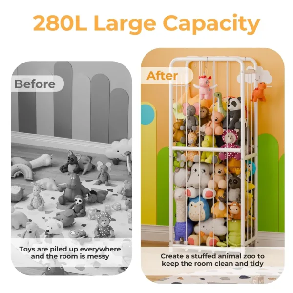 stuffed animal storage tube 6