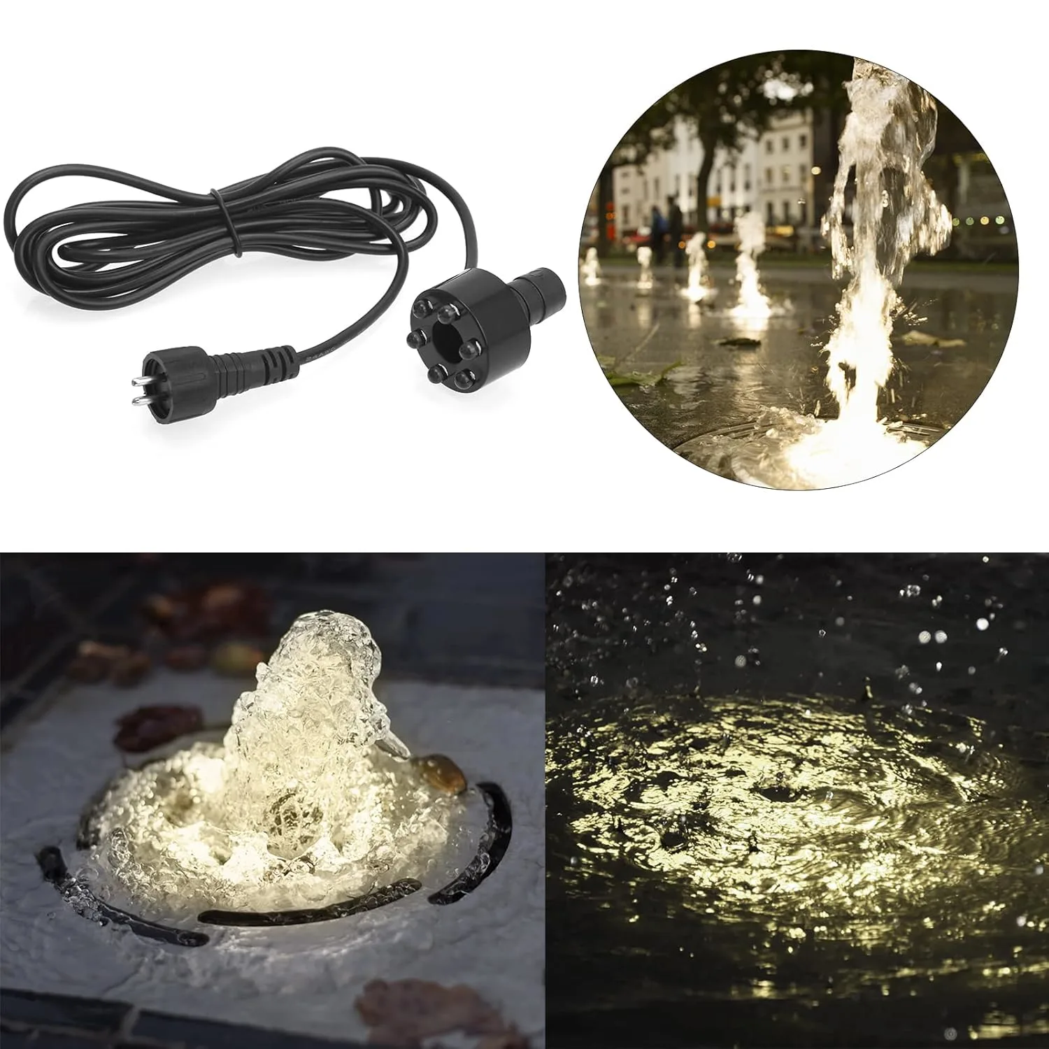 submersible water pump led 4