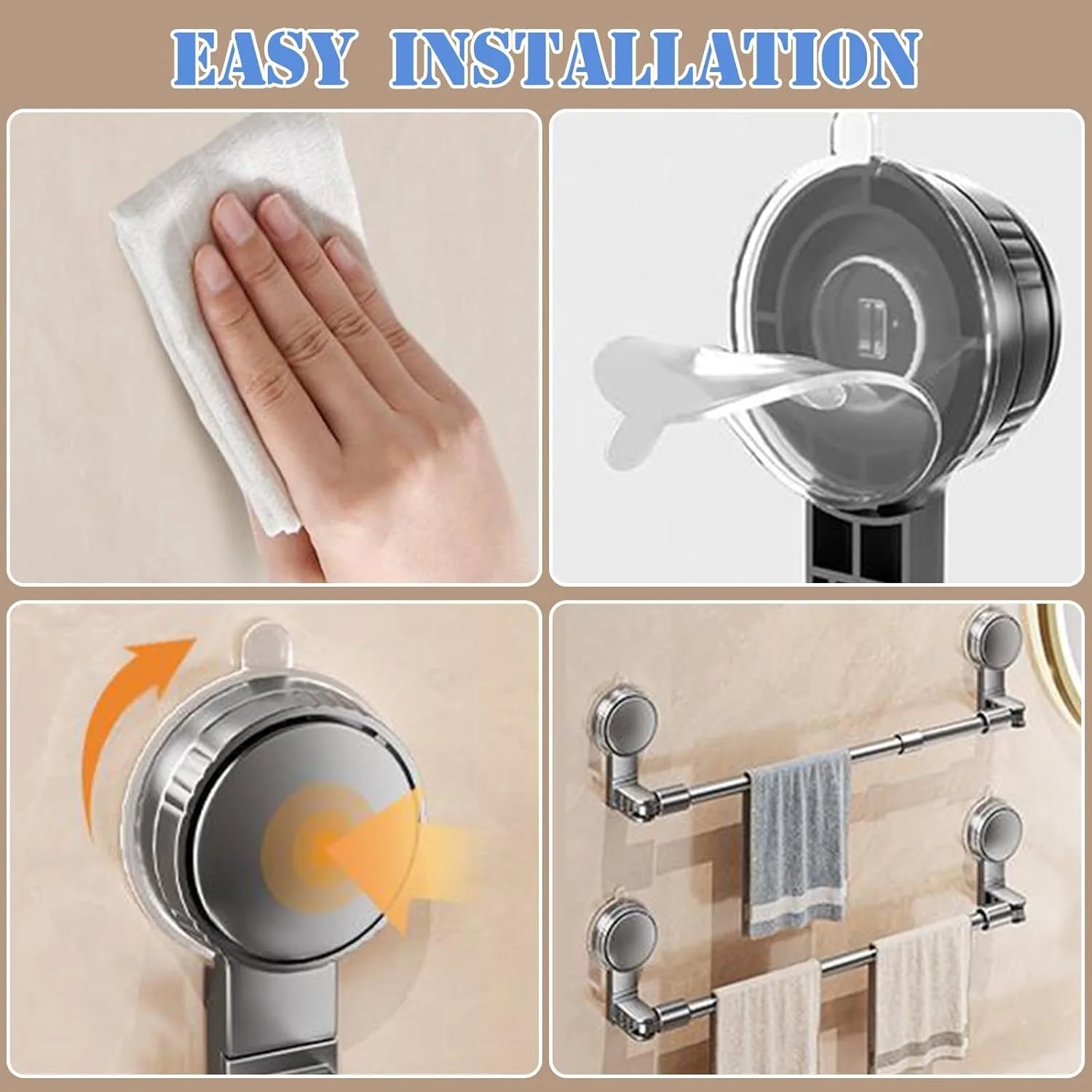 suction towel bar adjustable 2