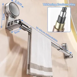 suction towel bar adjustable 4