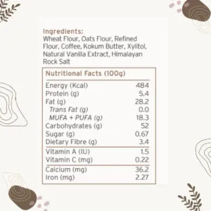 sugar free coffee cookies 2