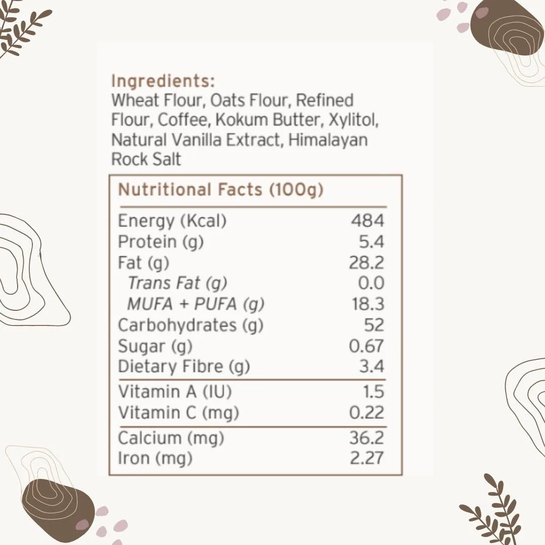 sugar free coffee cookies 2