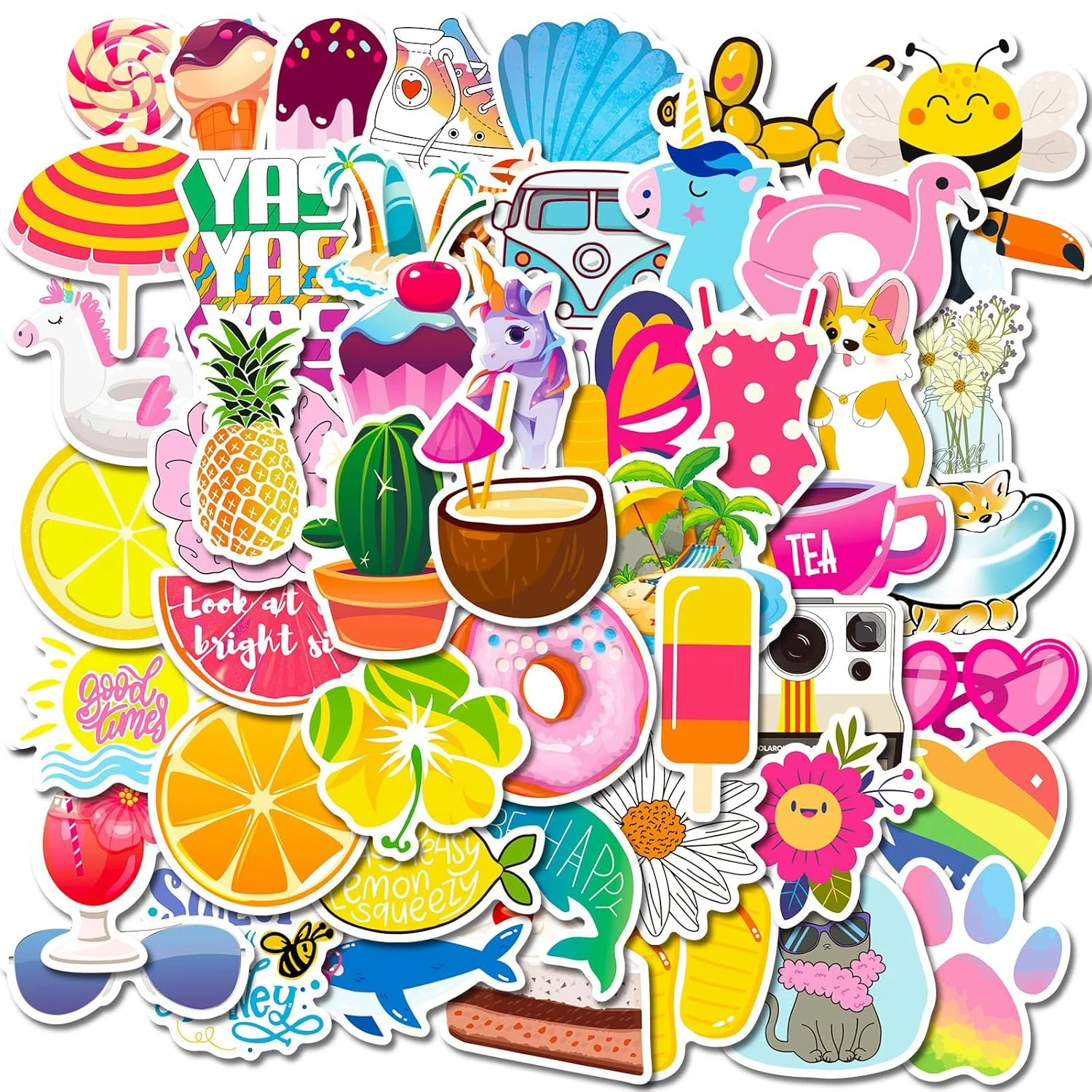 summer stickers waterproof vinyl 1
