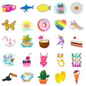 summer stickers waterproof vinyl 3