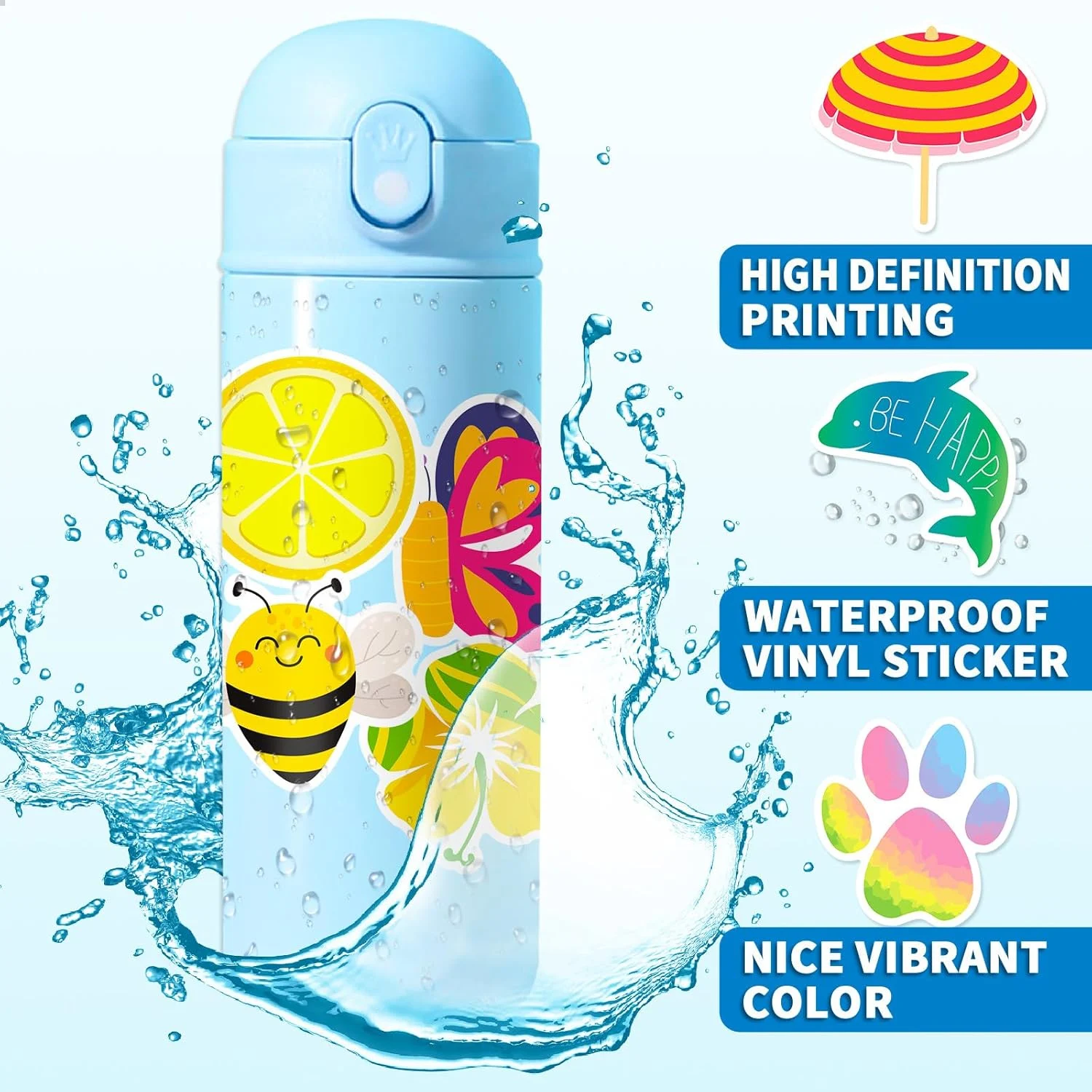 summer stickers waterproof vinyl 5
