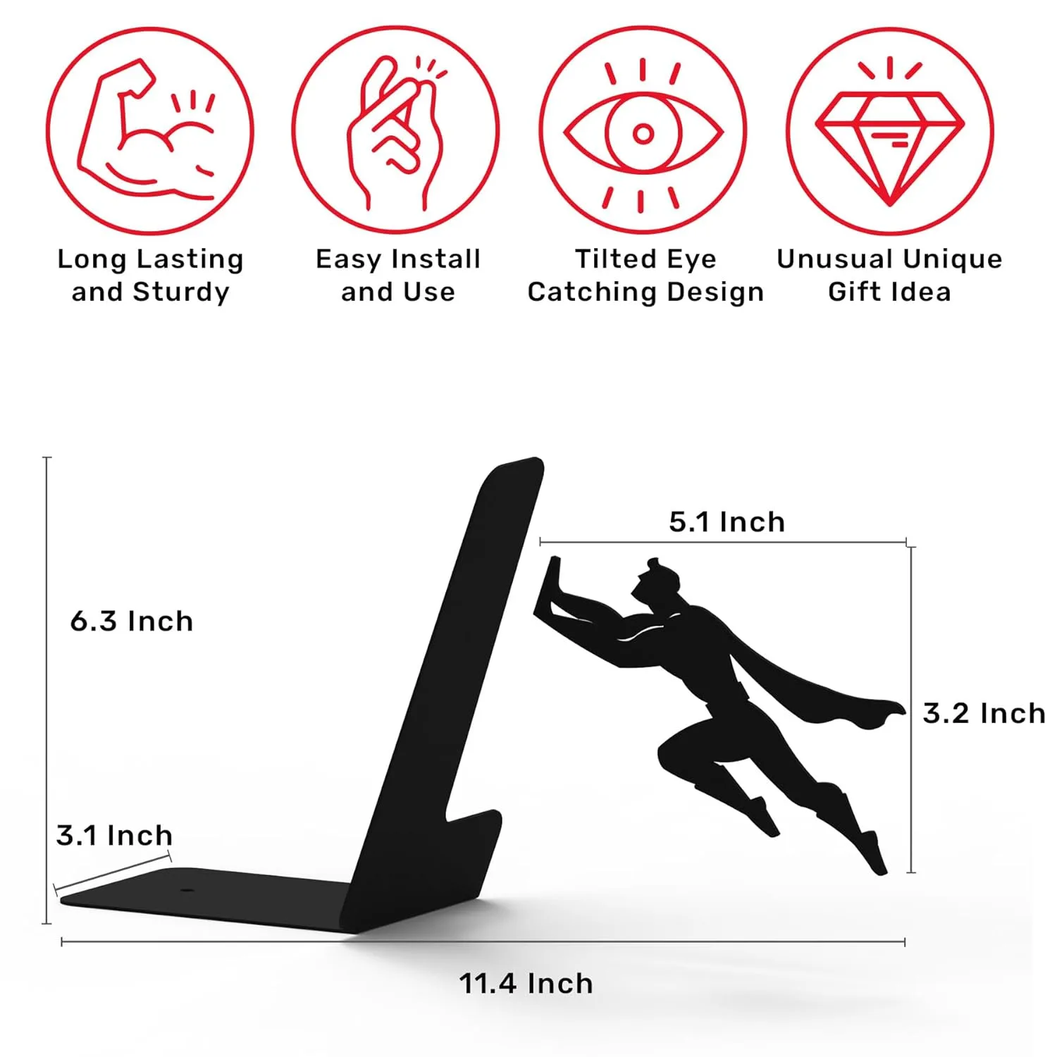 superhero bookends gifts 4