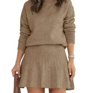 sweater skirt set 1