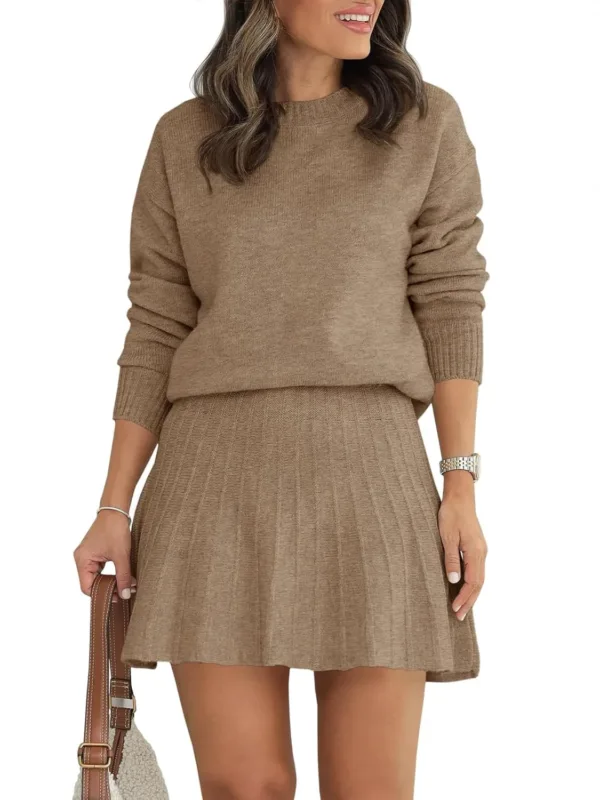 sweater skirt set 1
