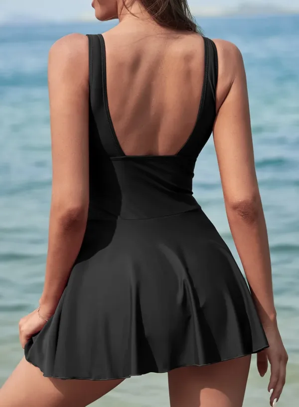 swimsuit skirt ruched 2