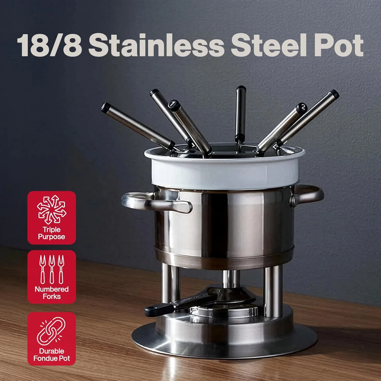 swissmar arosa fondue set 2