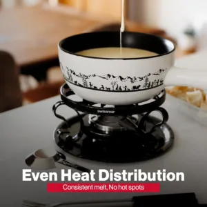 swissmar heidi fondue set 4
