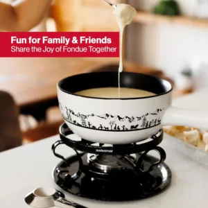 swissmar heidi fondue set 6