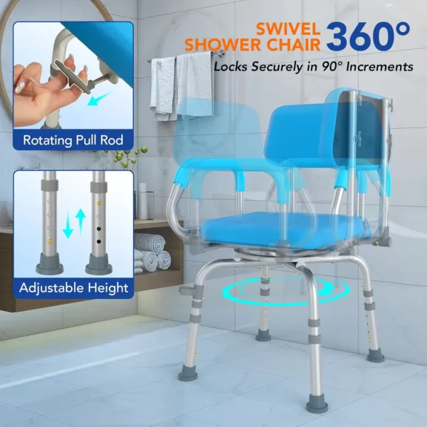 swivel shower chair 4