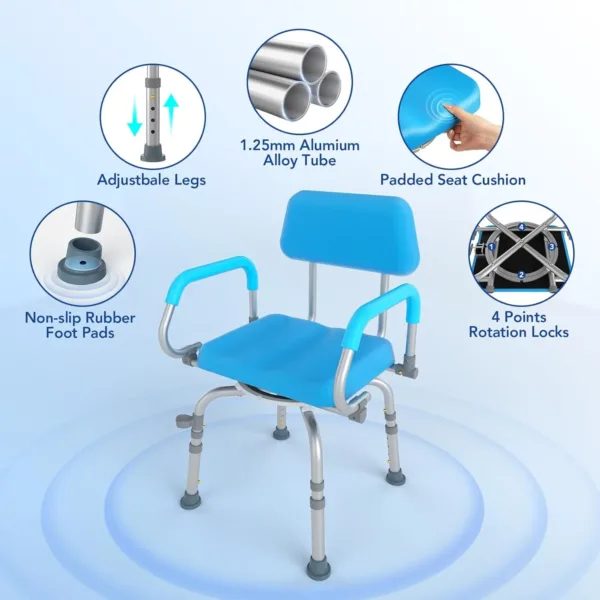 swivel shower chair 6