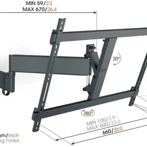 swivel tv wall mount 2
