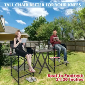 tall folding director chair 3