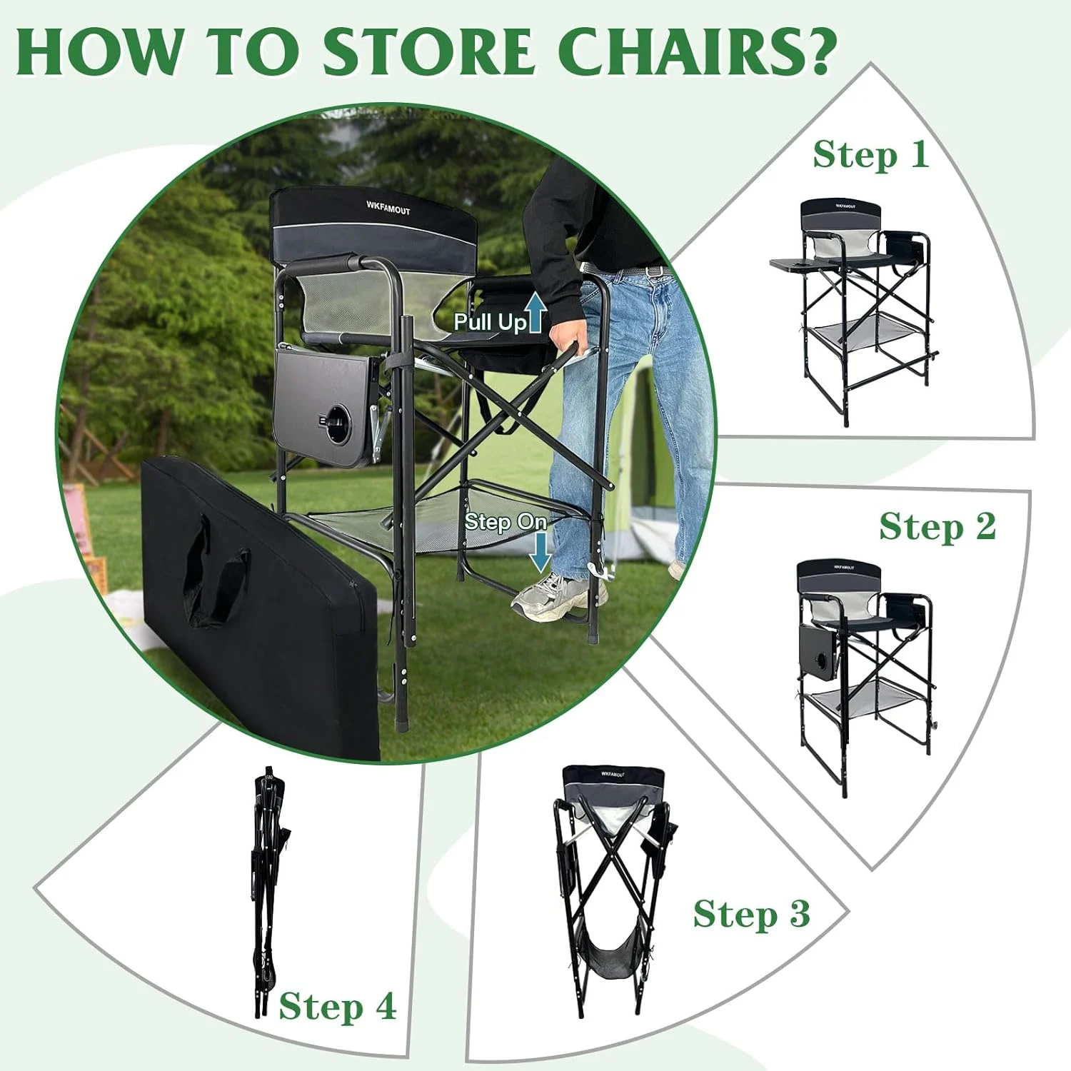 tall folding director chair 6